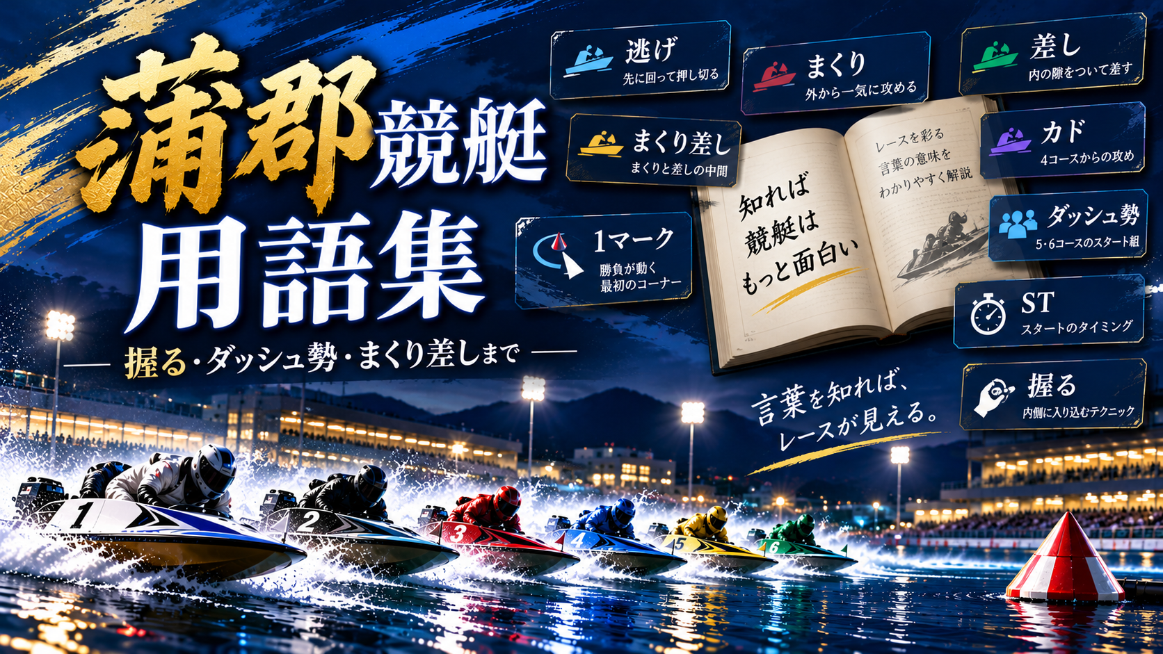 蒲郡競艇用語集の画像